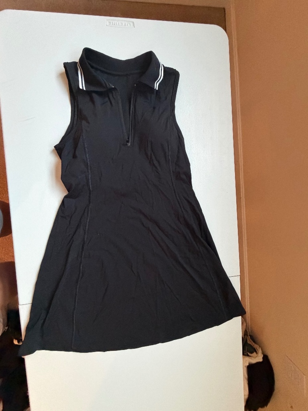 Golf dress and collard t-shirts
